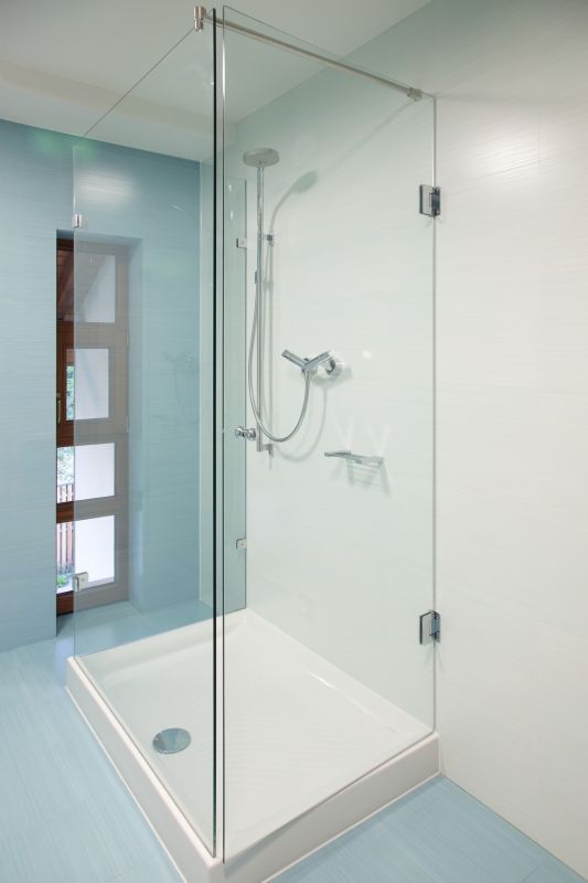 Contemporary Shower with Glass Enclosure